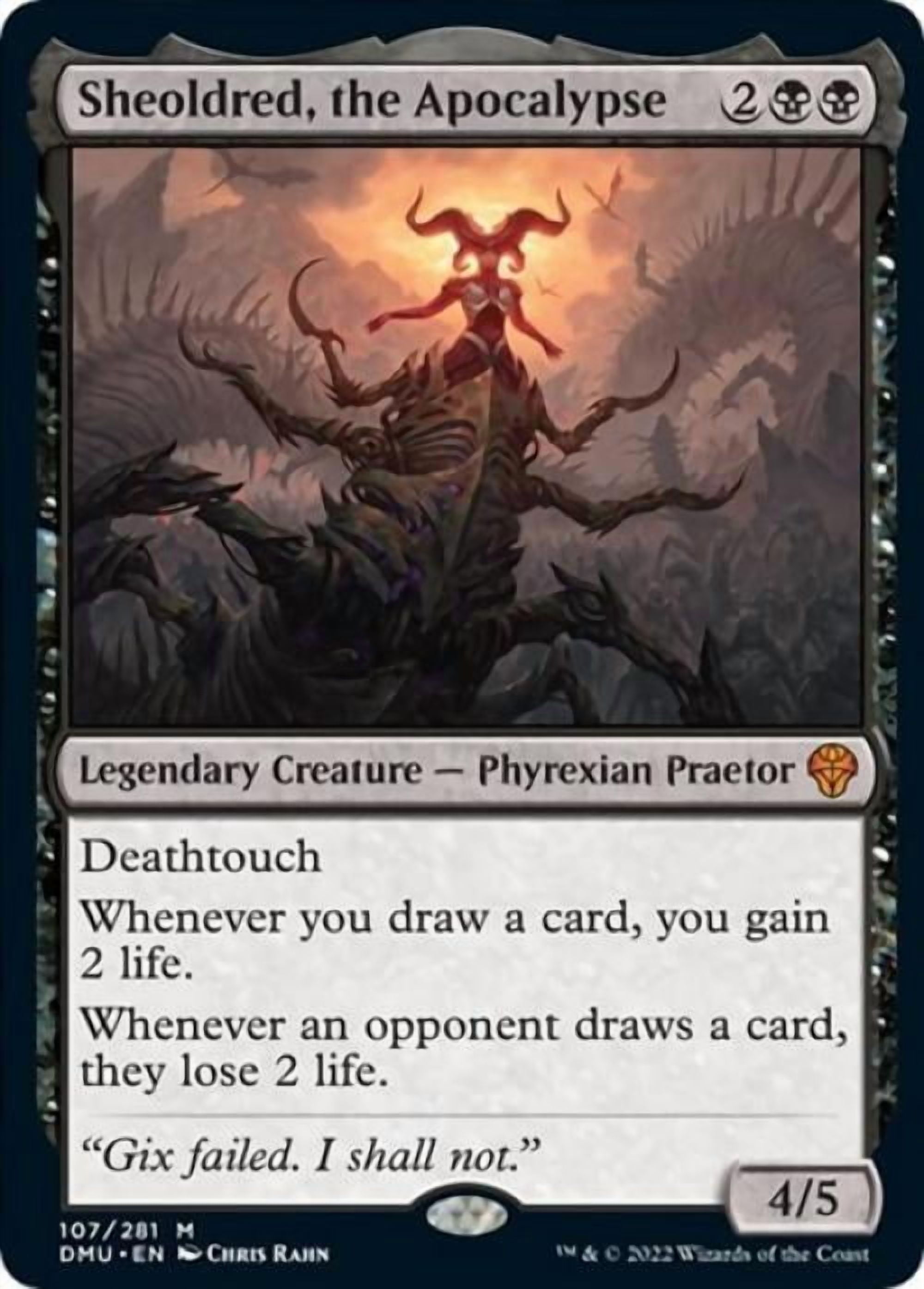Magic the Gathering - Dominaria United - Sheoldred, the Apocalypse Near Mint