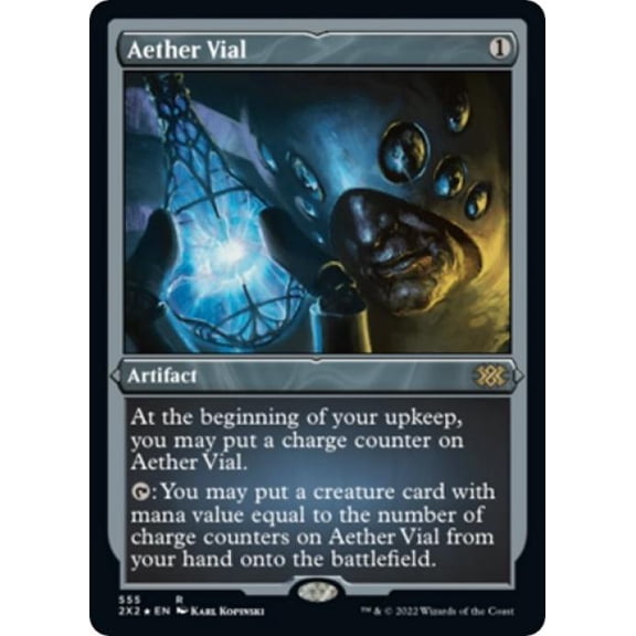 Magic the Gathering - Double Masters 2022 - Aether Vial (Foil Etched) Near Mint Foil