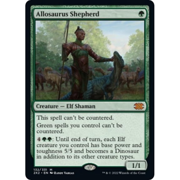 Magic the Gathering - Double Masters 2022 - Allosaurus Shepherd Near Mint