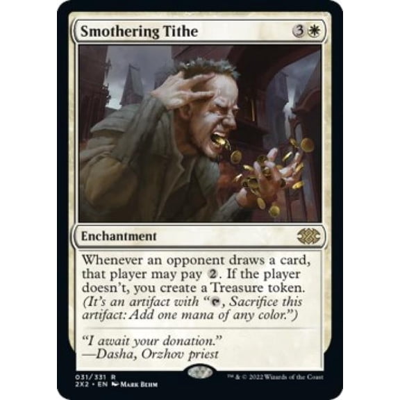 Magic the Gathering - Double Masters 2022 - Smothering Tithe Near Mint