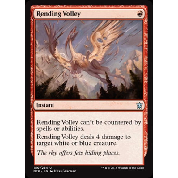 Magic the Gathering - Dragons of Tarkir - Rending Volley Medium Play