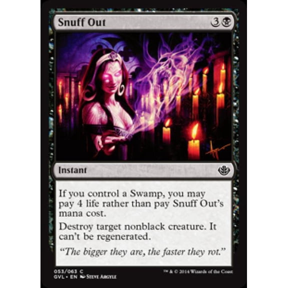 Magic the Gathering - Duel Decks Anthology: Garruk vs Liliana - Snuff Out Light Play