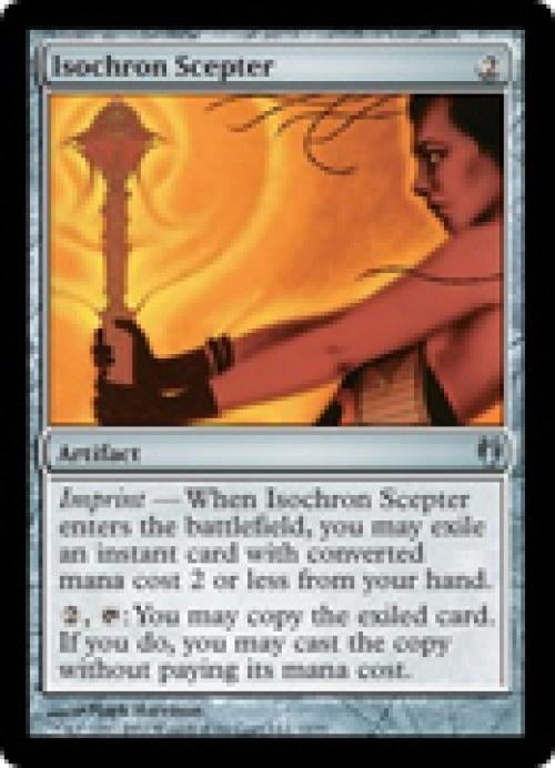 Magic the Gathering - Duel Decks: Izzet vs Golgari - Isochron Scepter Medium Play