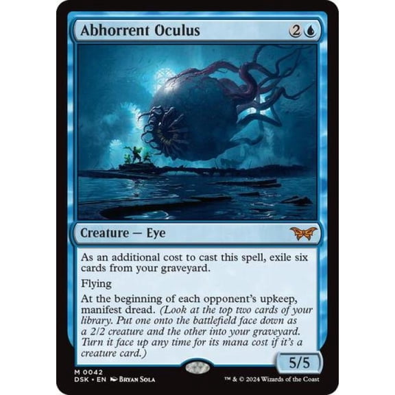 Magic the Gathering - Duskmourn: House of Horror - Abhorrent Oculus Near Mint