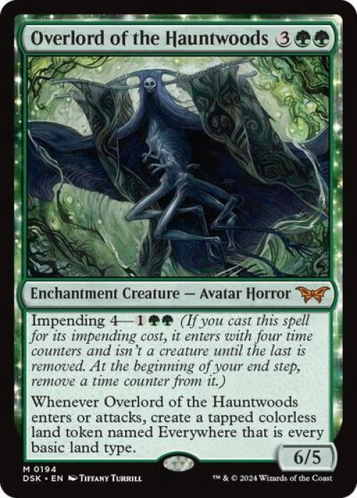 Magic the Gathering - Duskmourn: House of Horror - Overlord of the Hauntwoods Near Mint