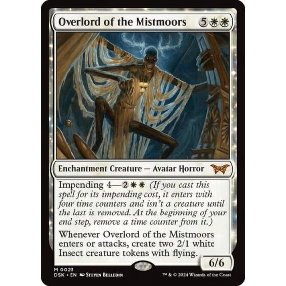Magic the Gathering - Duskmourn: House of Horror - Overlord of the Mistmoors Near Mint