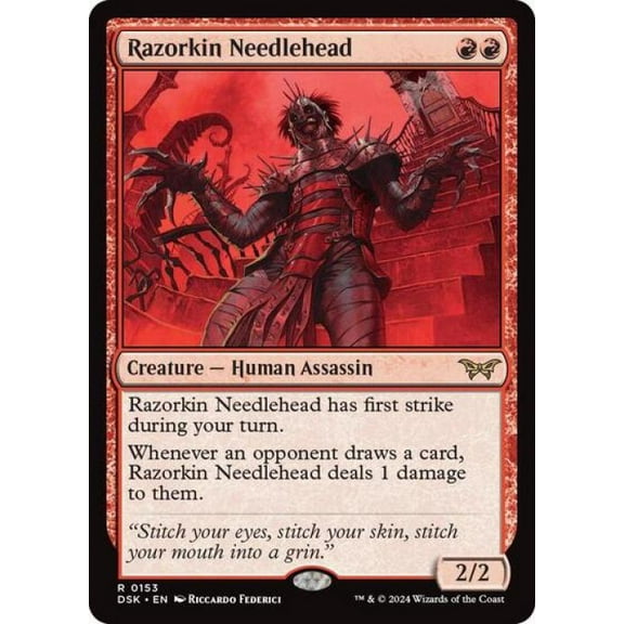 Magic the Gathering - Duskmourn: House of Horror - Razorkin Needlehead Near Mint