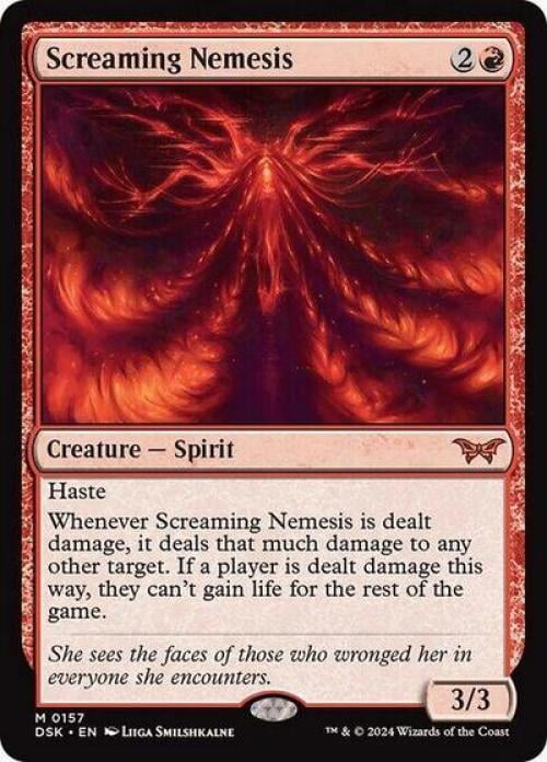 Magic the Gathering - Duskmourn: House of Horror - Screaming Nemesis Near Mint