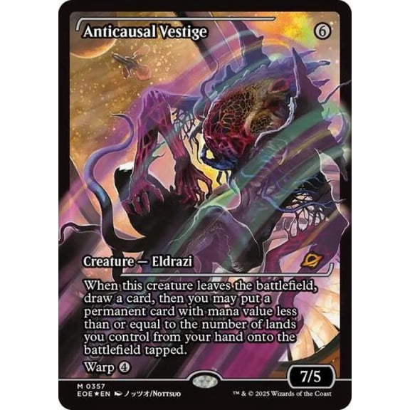 Magic the Gathering - Edge of Eternities - Anticausal Vestige (Showcase) Near Mint Foil