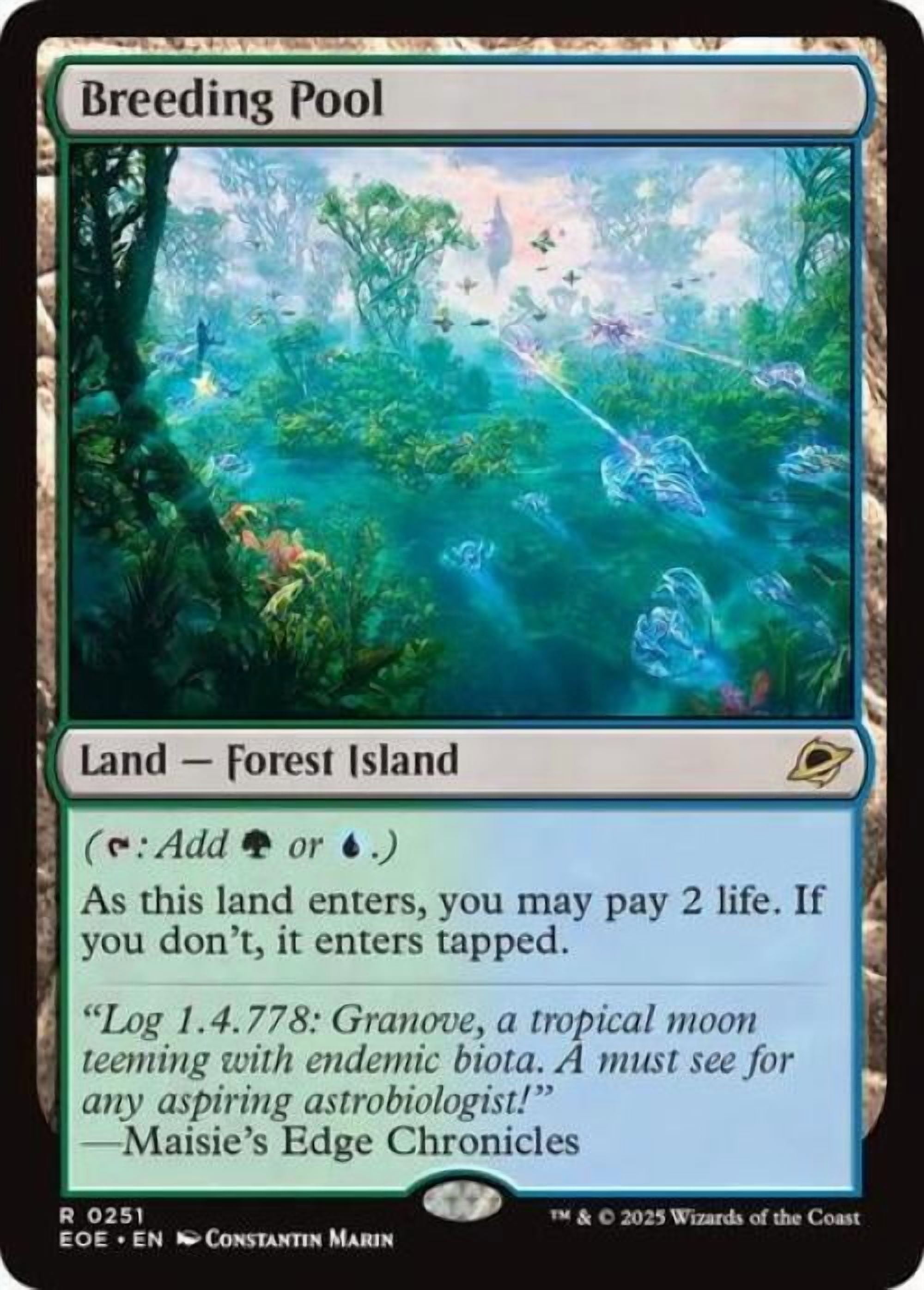 Magic the Gathering - Edge of Eternities - Breeding Pool Near Mint