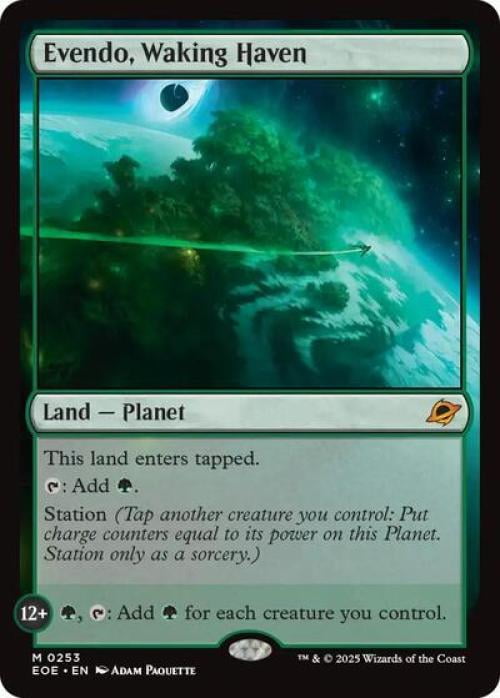 Magic the Gathering - Edge of Eternities - Evendo, Waking Haven Near Mint