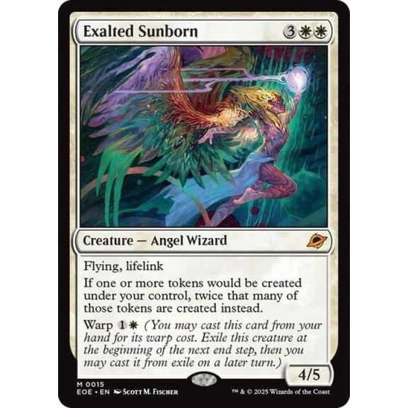 Magic the Gathering - Edge of Eternities - Exalted Sunborn Near Mint Foil