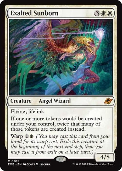 Magic the Gathering - Edge of Eternities - Exalted Sunborn Near Mint