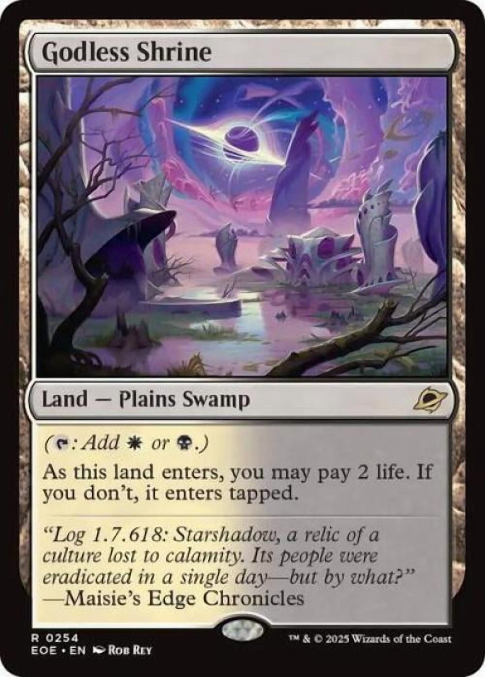 Magic the Gathering - Edge of Eternities - Godless Shrine Near Mint