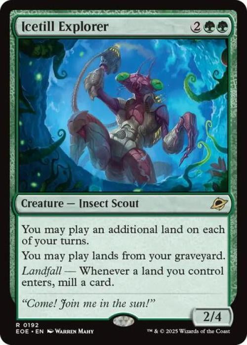 Magic the Gathering - Edge of Eternities - Icetill Explorer Near Mint Foil