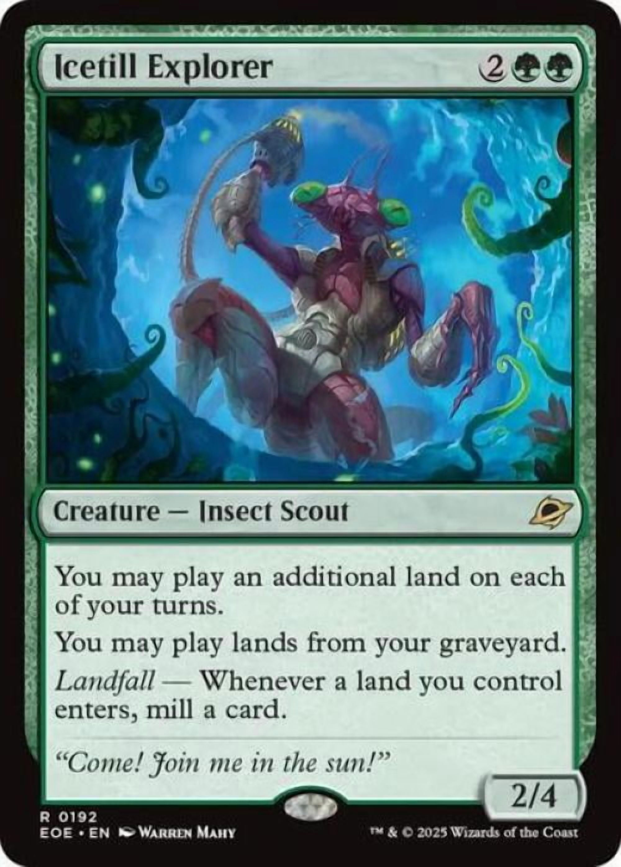 Magic the Gathering - Edge of Eternities - Icetill Explorer Near Mint