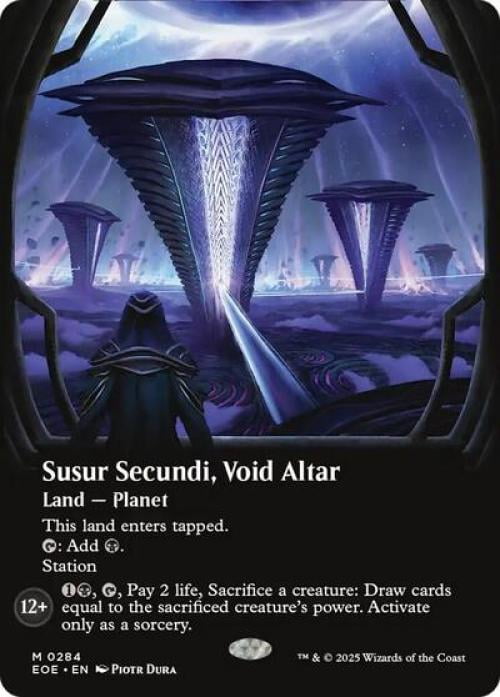 Magic the Gathering - Edge of Eternities - Susur Secundi, Void Altar (Borderless) Near Mint