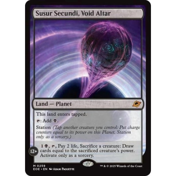 Magic the Gathering - Edge of Eternities - Susur Secundi, Void Altar Near Mint
