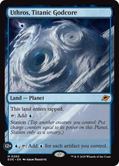 Magic the Gathering - Edge of Eternities - Uthros, Titanic Godcore Near Mint