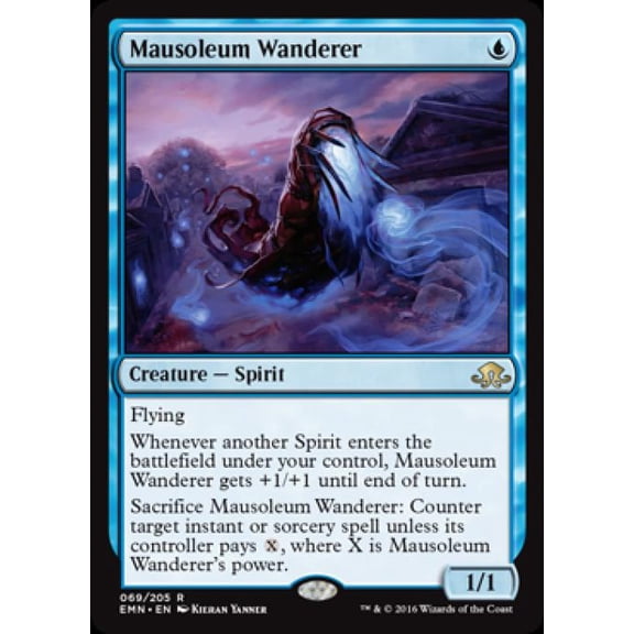 Magic the Gathering - Eldritch Moon - Mausoleum Wanderer Light Play