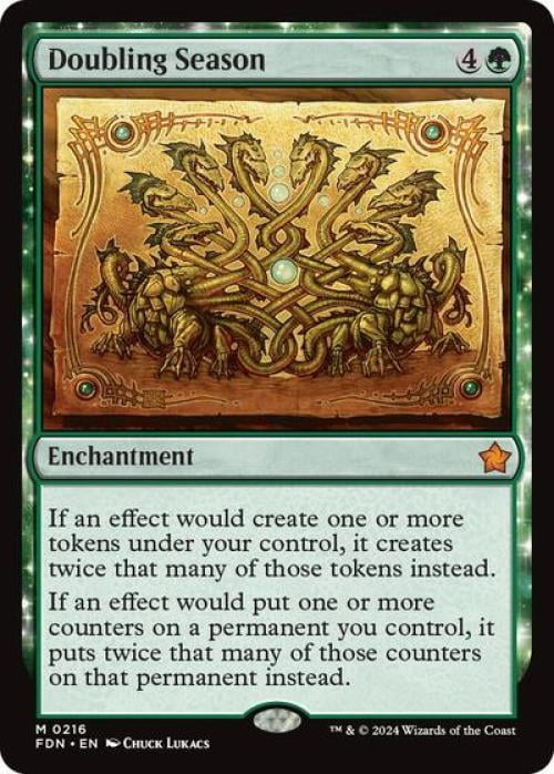Magic the Gathering - Foundations - Doubling Season Near Mint