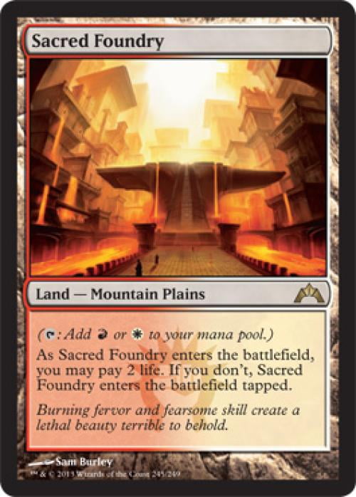 Magic the Gathering - Gatecrash - Sacred Foundry Near Mint