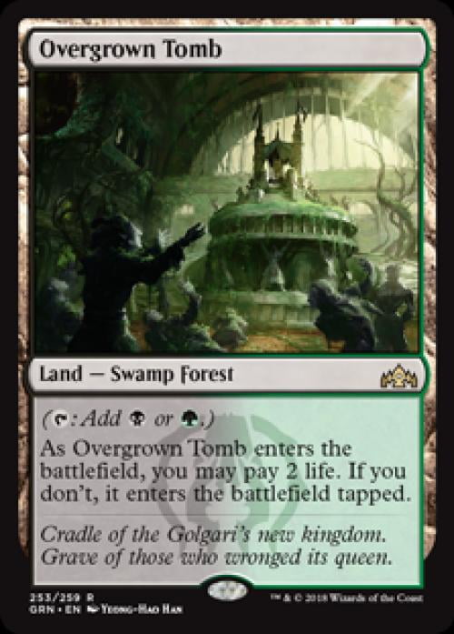 Magic the Gathering - Guilds of Ravnica - Overgrown Tomb Near Mint