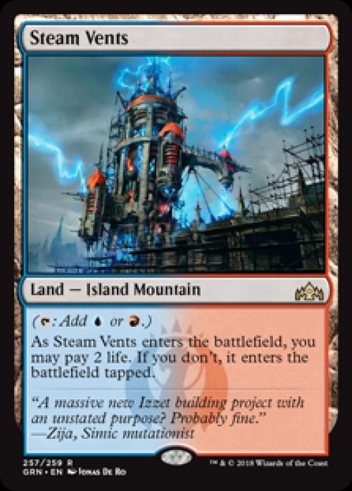 Magic the Gathering - Guilds of Ravnica - Steam Vents Near Mint