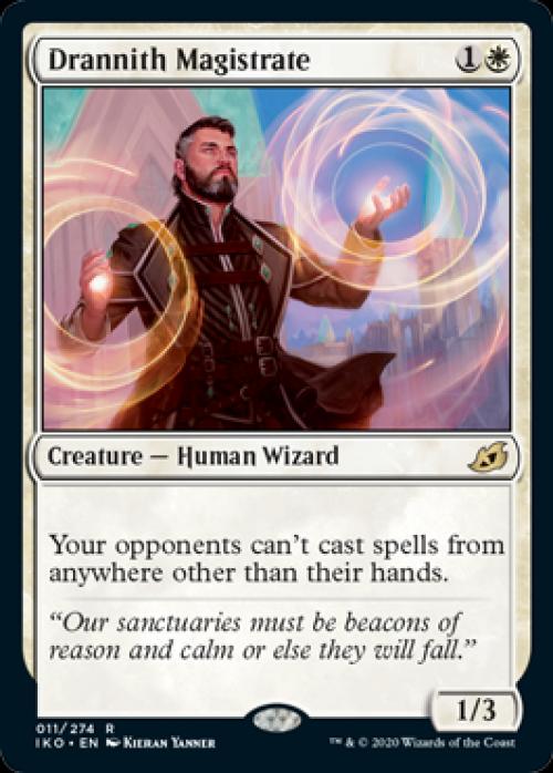 Magic the Gathering - Ikoria: Lair of Behemoths - Drannith Magistrate Near Mint