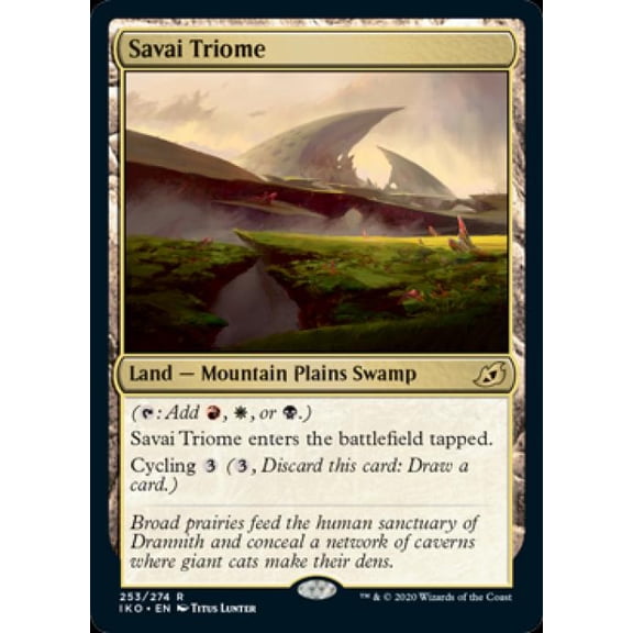 Magic the Gathering - Ikoria: Lair of Behemoths - Savai Triome Near Mint