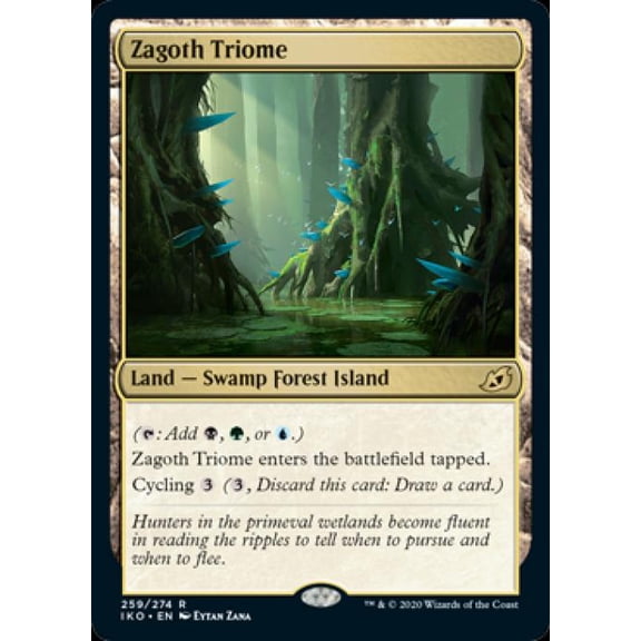 Magic the Gathering - Ikoria: Lair of Behemoths - Zagoth Triome Near Mint