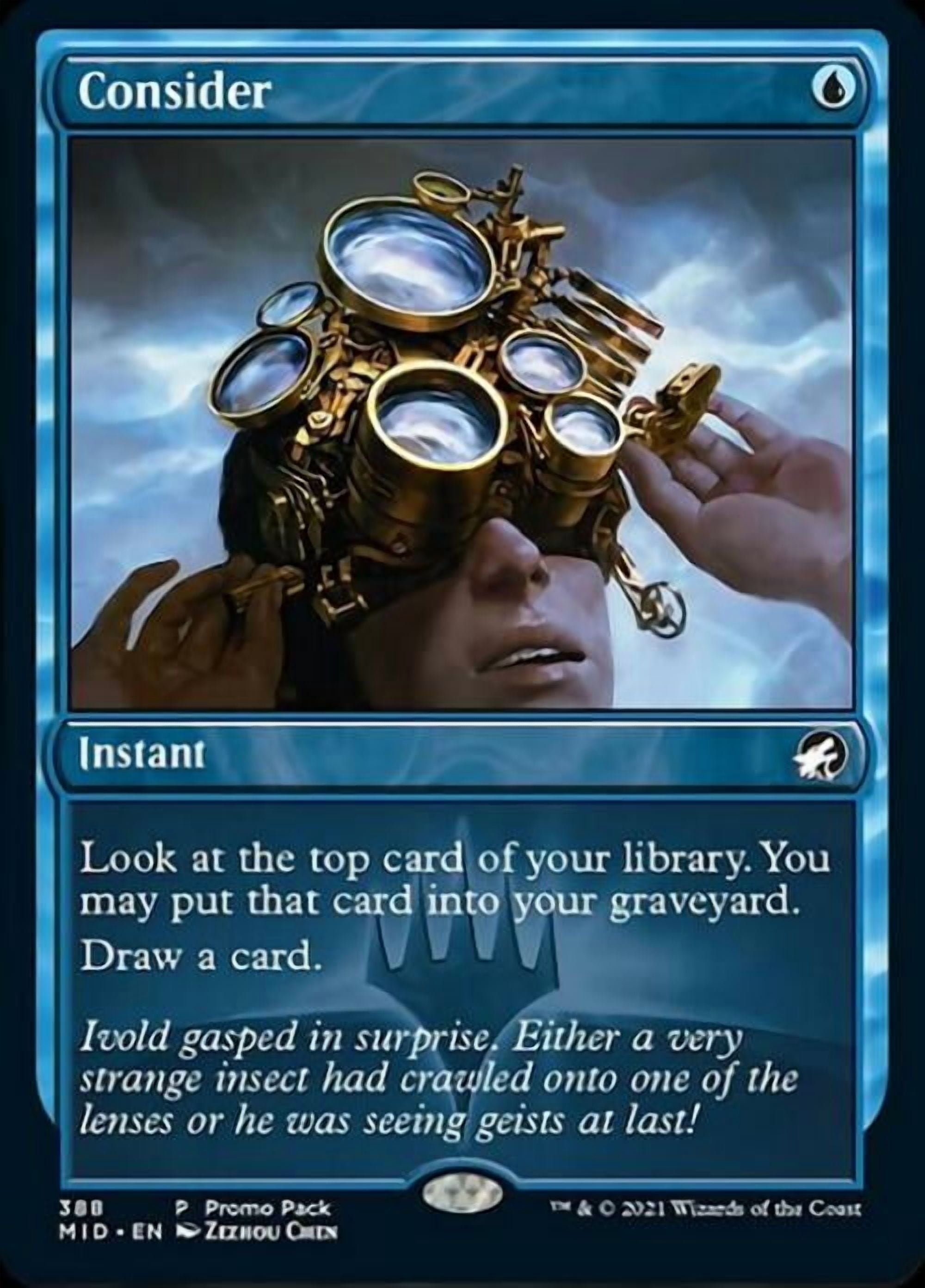 Magic the Gathering - Innistrad: Midnight Hunt - Consider (Promo Pack) Near Mint Foil