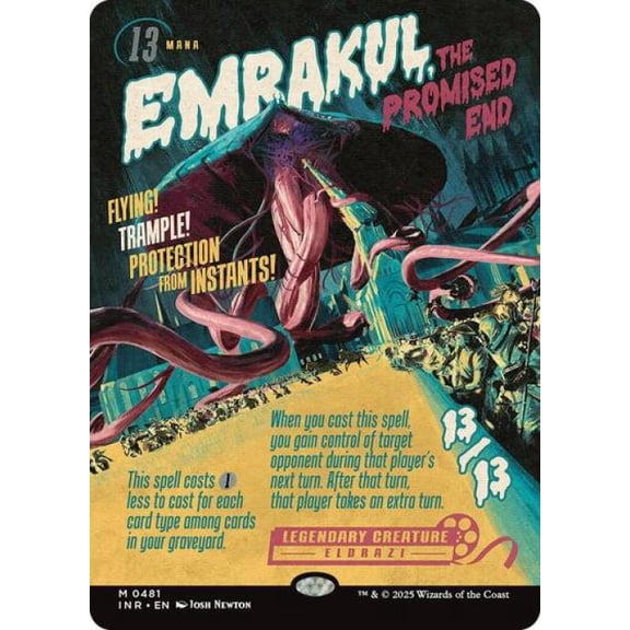 Magic the Gathering - Innistrad Remastered - Emrakul, the Promised End (Showcase) Near Mint