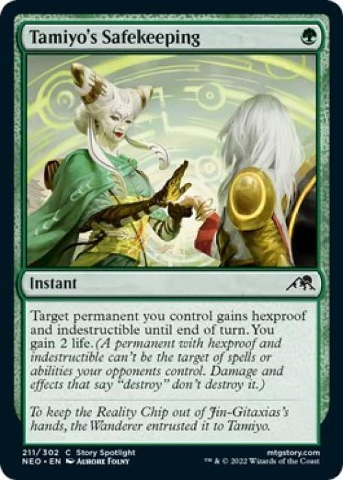 Magic the Gathering - Kamigawa: Neon Dynasty - Tamiyo's Safekeeping Near Mint