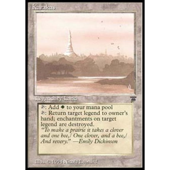 Magic the Gathering - Legends - Karakas Medium Play