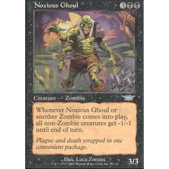 Magic the Gathering - Legions - Noxious Ghoul Light Play