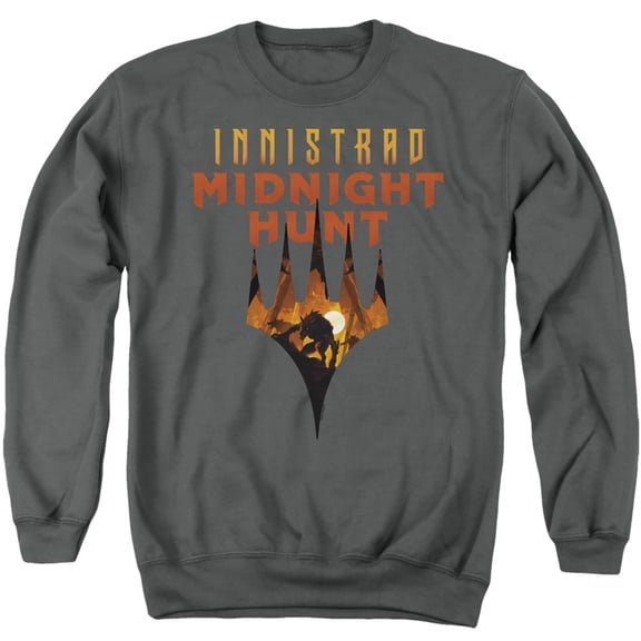 Magic the Gathering Logo With Emblem Unisex Adult Crewneck Sweatshirt, Logo With Emblem, 3X-Large