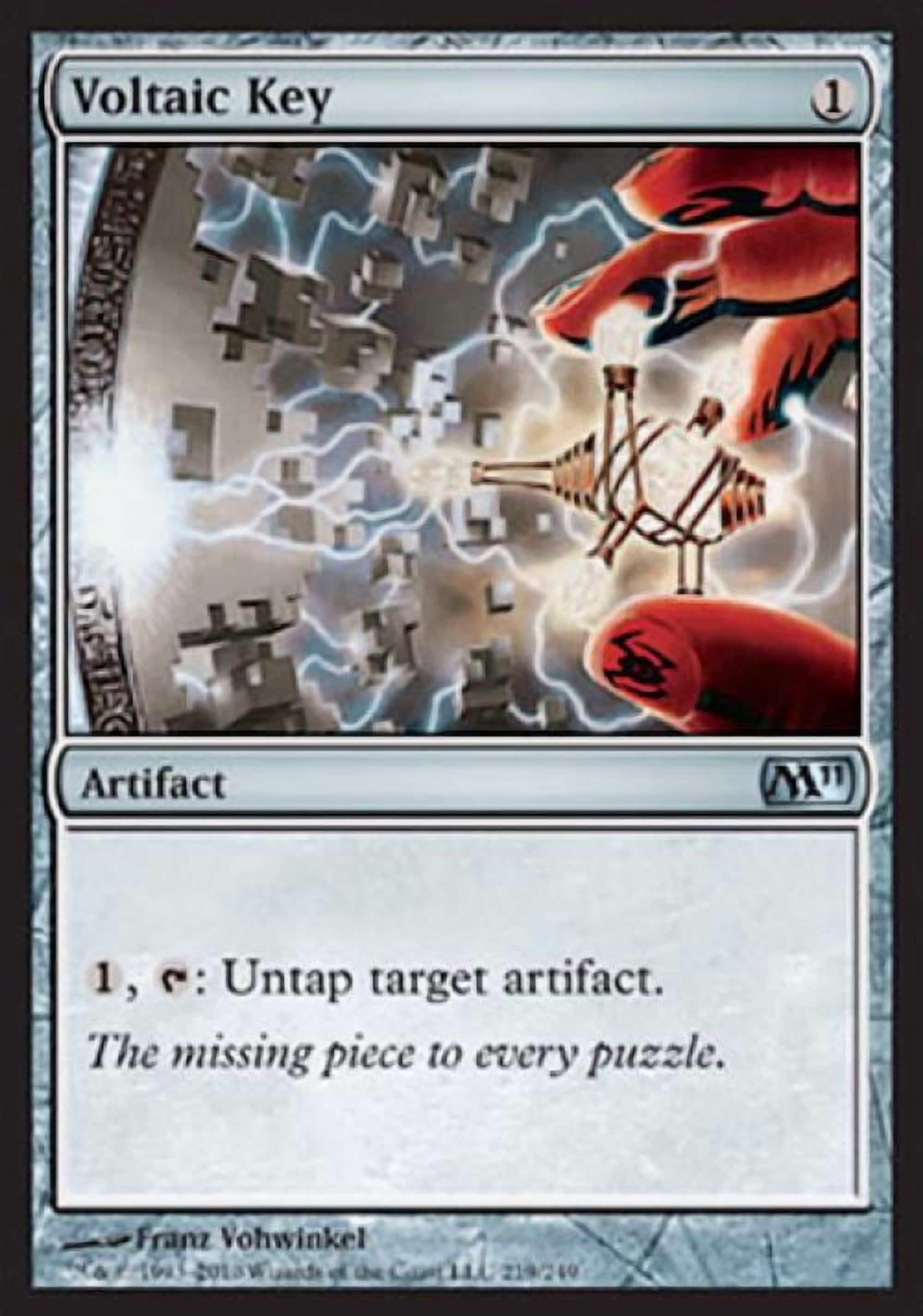 Magic the Gathering - Magic 2011 Core Set - Voltaic Key Light Play Foil ...