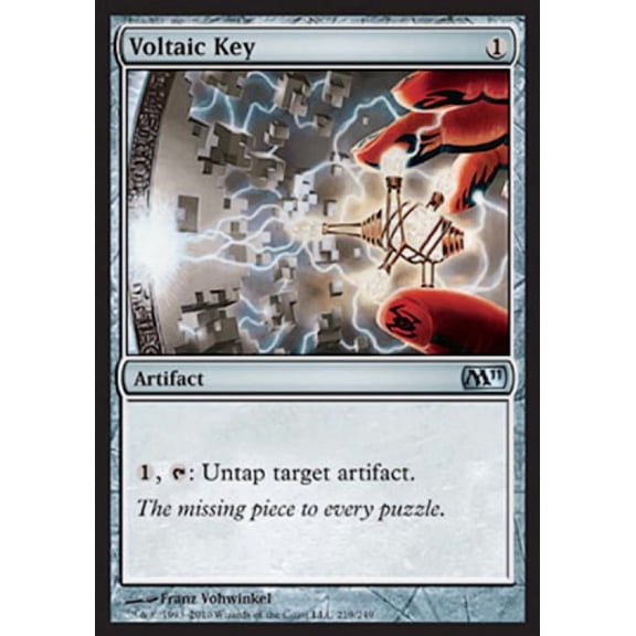 Magic the Gathering - Magic 2011 Core Set - Voltaic Key Light Play Foil