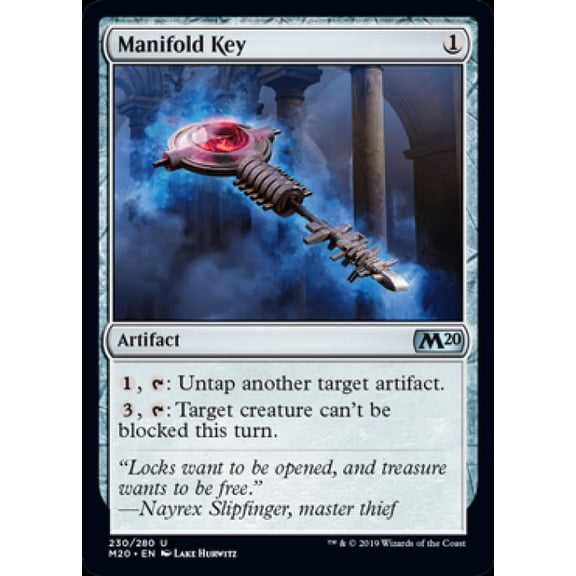 Magic the Gathering - Magic 2020 Core Set - Manifold Key Near Mint Foil