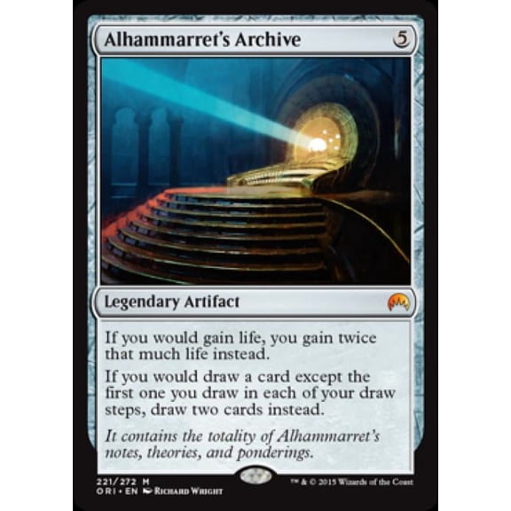 Magic the Gathering - Magic Origins - Alhammarret's Archive Light Play Foil