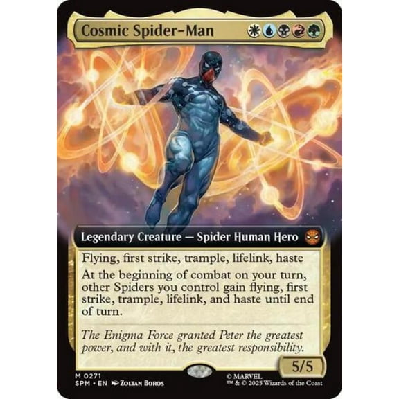 Magic the Gathering - Marvel's Spider-Man - Cosmic Spider-Man (Extended Art) Near Mint Foil