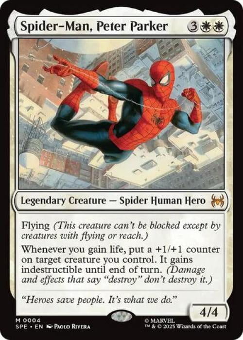 Magic the Gathering - Marvel's Spider-Man: Eternal-Legal - Spider-Man, Peter Parker Near Mint