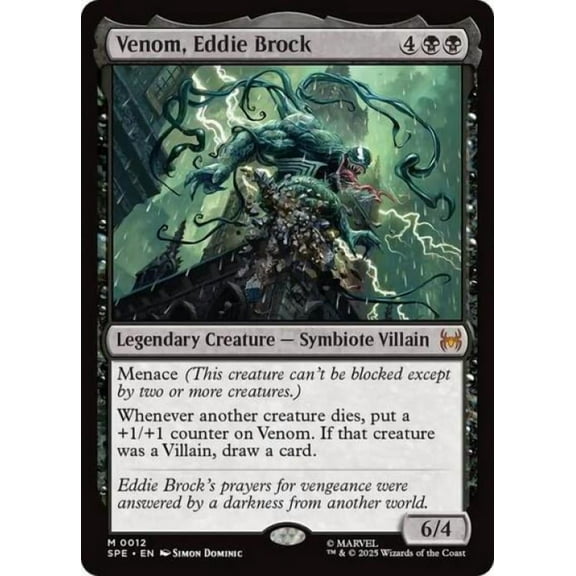 Magic the Gathering - Marvel's Spider-Man: Eternal-Legal - Venom, Eddie Brock Near Mint