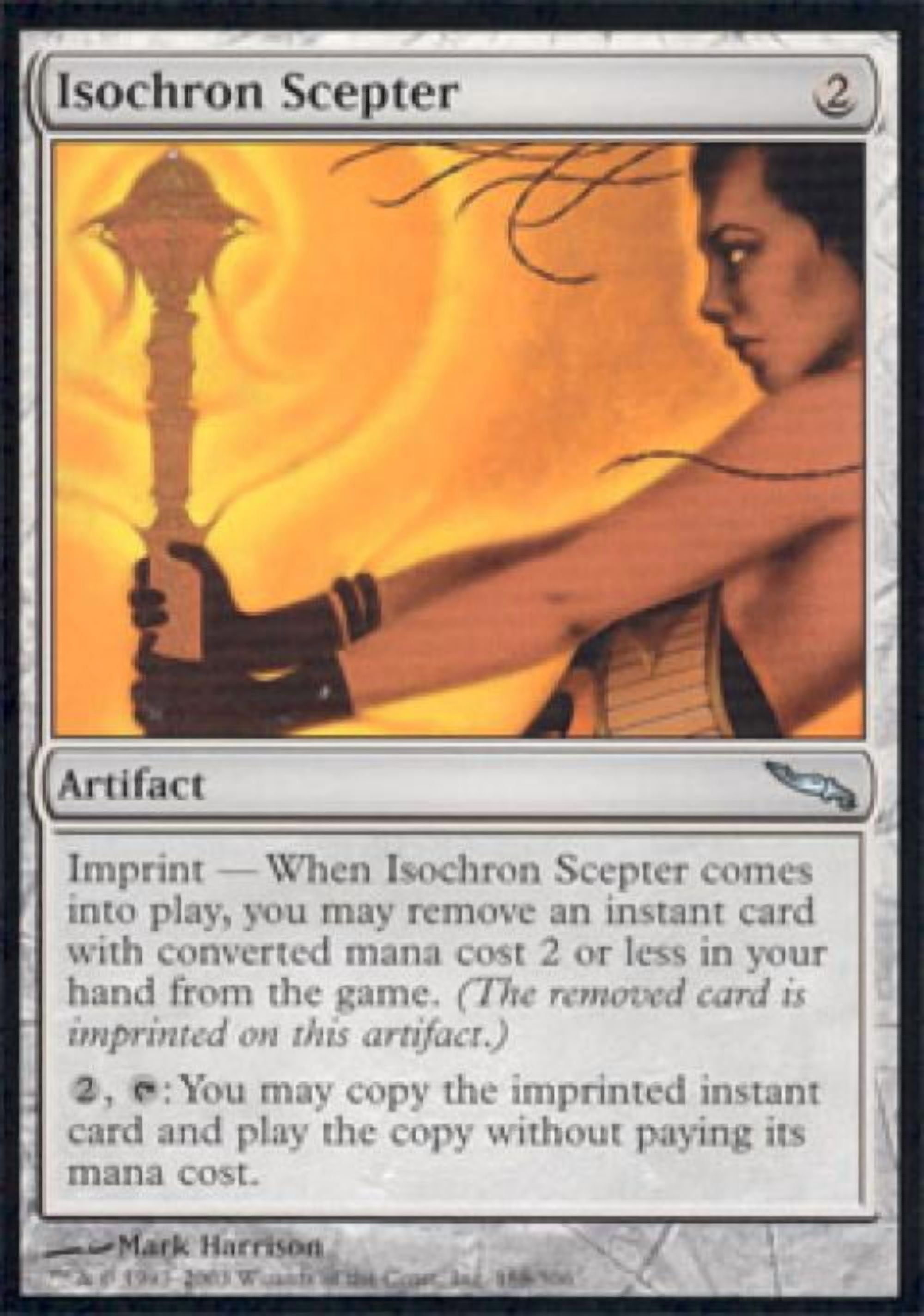 Magic the Gathering - Mirrodin - Isochron Scepter Medium Play
