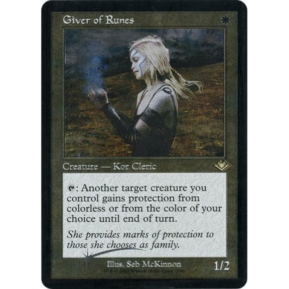 Magic the Gathering - Modern Horizons 1 Retro Frames - Giver of Runes (Retro Frame) (Foil Etched) Near Mint Foil