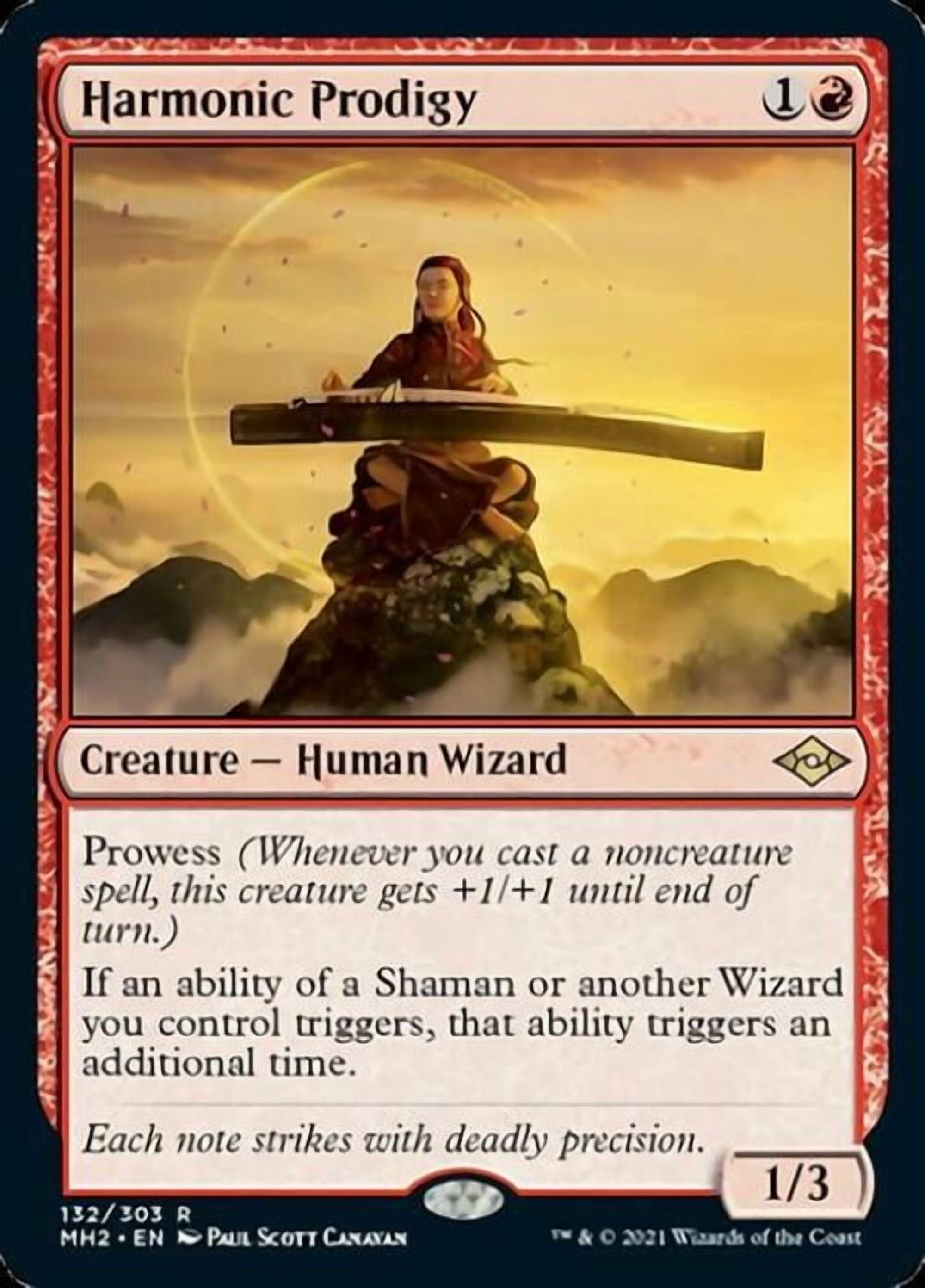 Magic the Gathering - Modern Horizons 2 - Harmonic Prodigy Near Mint