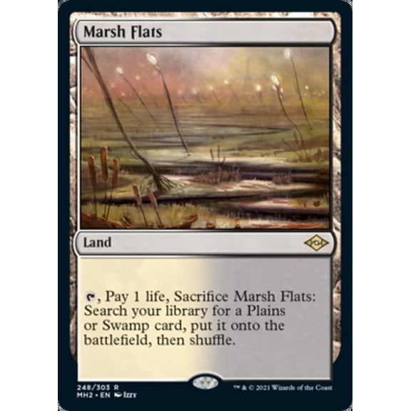 Magic the Gathering - Modern Horizons 2 - Marsh Flats Near Mint
