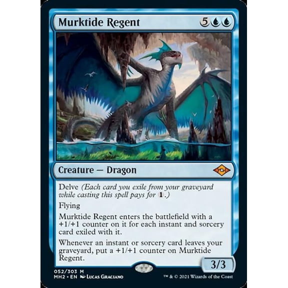 Magic the Gathering - Modern Horizons 2 - Murktide Regent Near Mint
