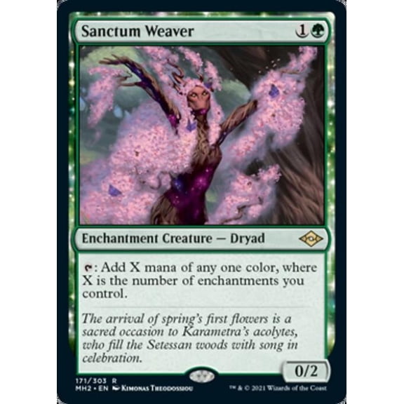 Magic the Gathering - Modern Horizons 2 - Sanctum Weaver Near Mint